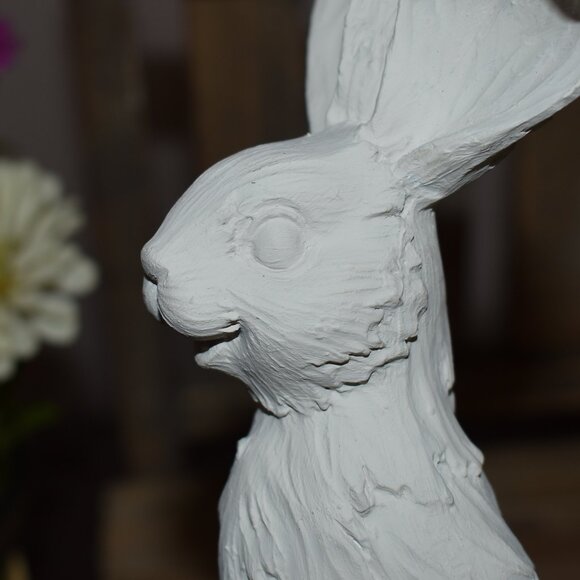 Cute Big Ears Bunny Rabbit Spring Cottage Farmhouse Home Decor - Picture 6 of 12